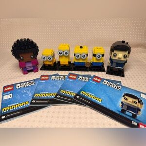 LEGO BrickHeadz Minions The Rise of Gru Bundle Set 40420 & 40421